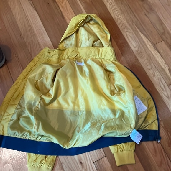H&M chill tricolor removable hood windbreaker 6-8Y - Picture 2 of 7